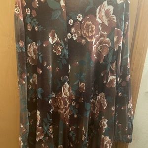 Yahada Women’s Long Sleeve Tunic 2XL